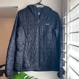 Patagonia Black Nano Puff Hoody